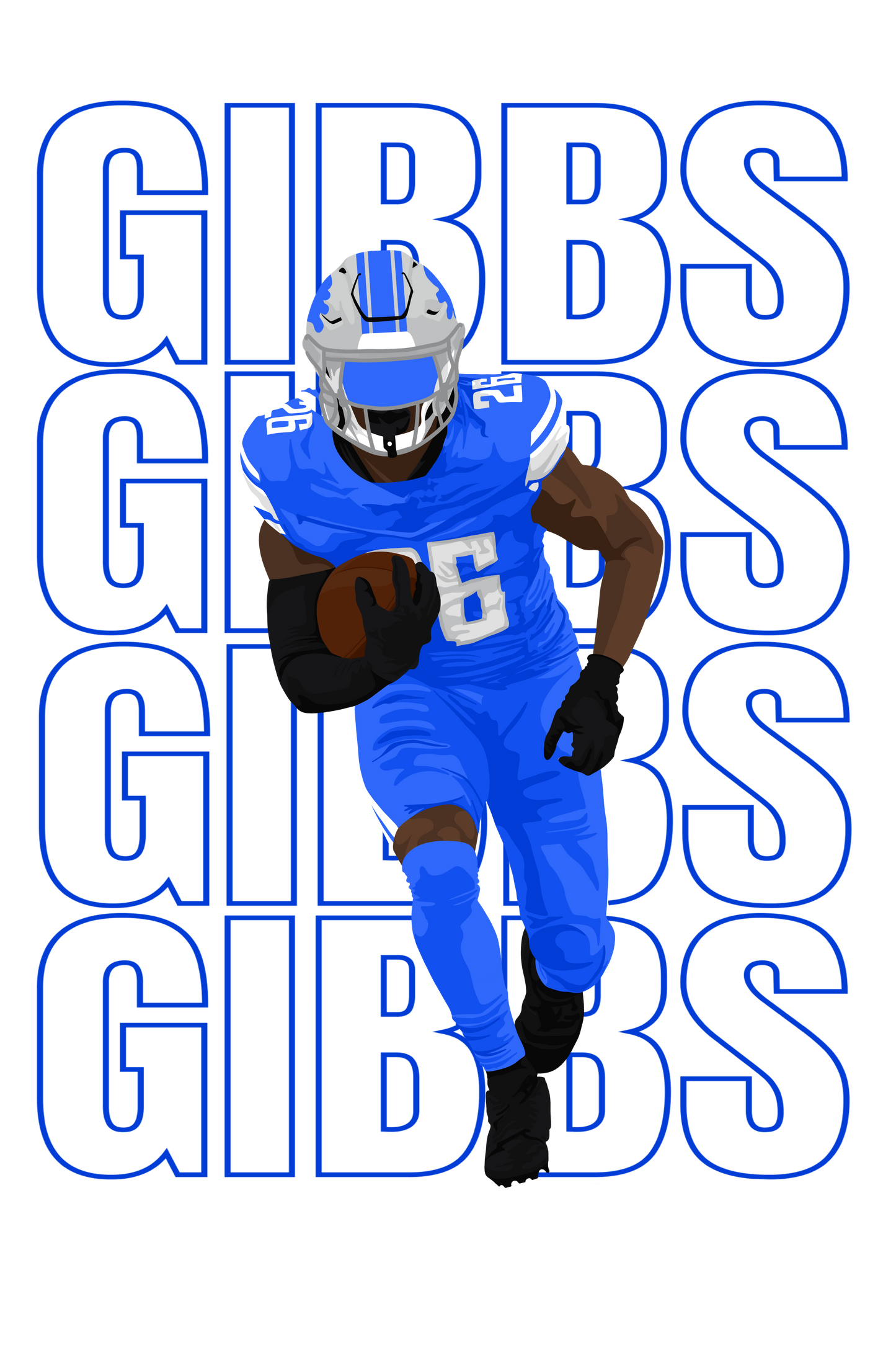 Detroit Gibbs dtf transfer