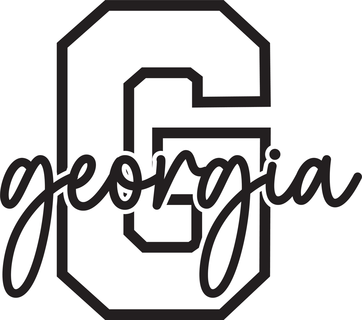 G GEORGIA DTF TRANSFER