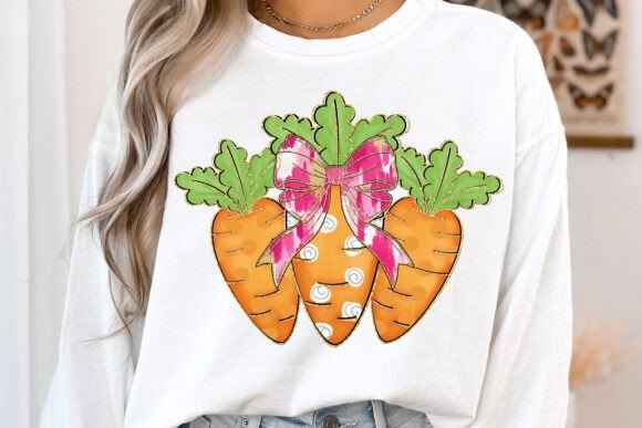 Faux glitter carrots