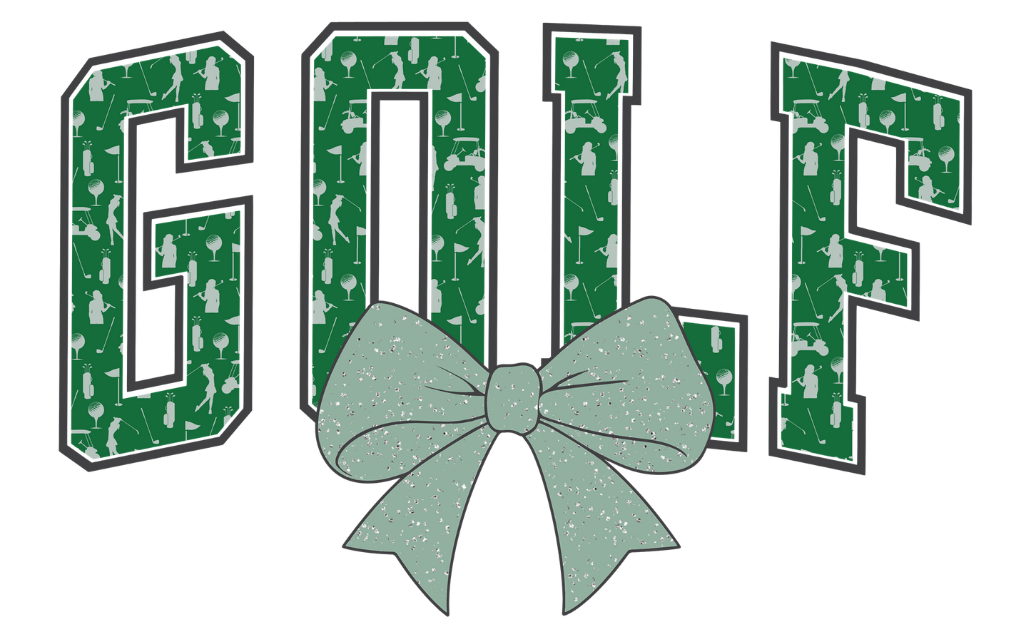 DTF TRANSFER GOLF WITH BOW