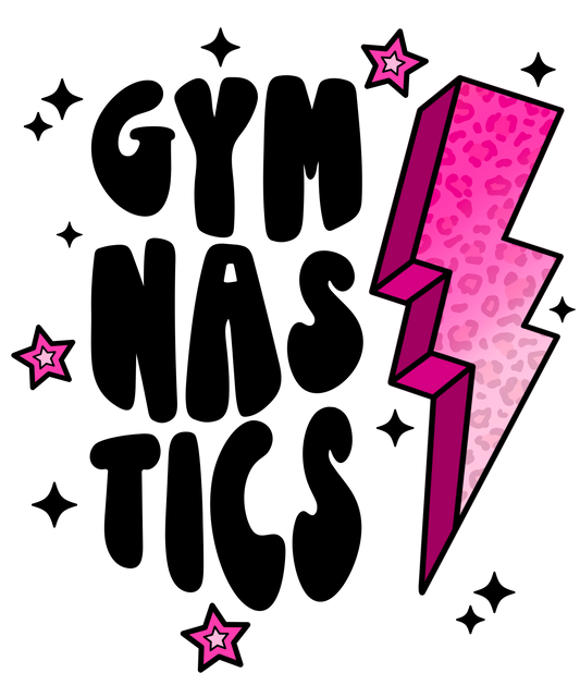 Gymnastics set dtf transfer