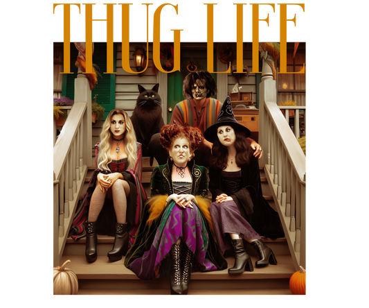 Thug life hp dtf transfer