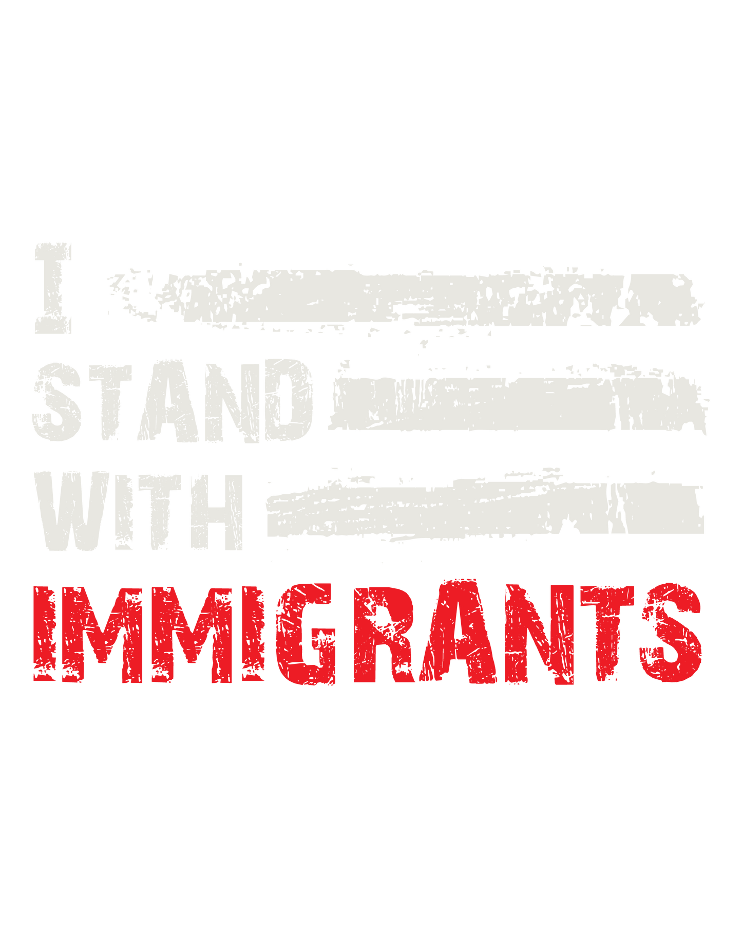 I stand with DTF transfer