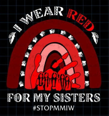 I wear red for my sister's