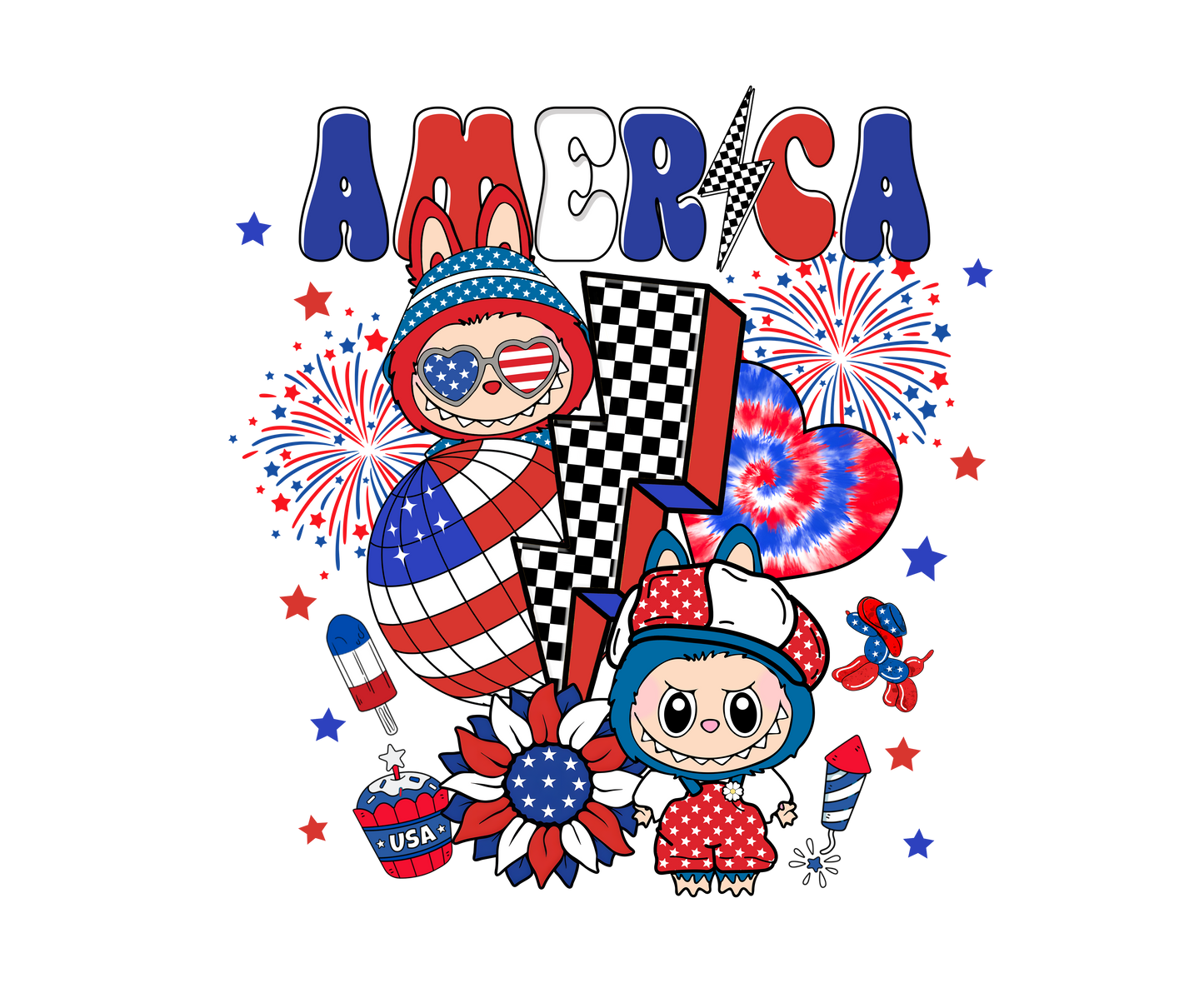 AMERICA LABUBU 4TH