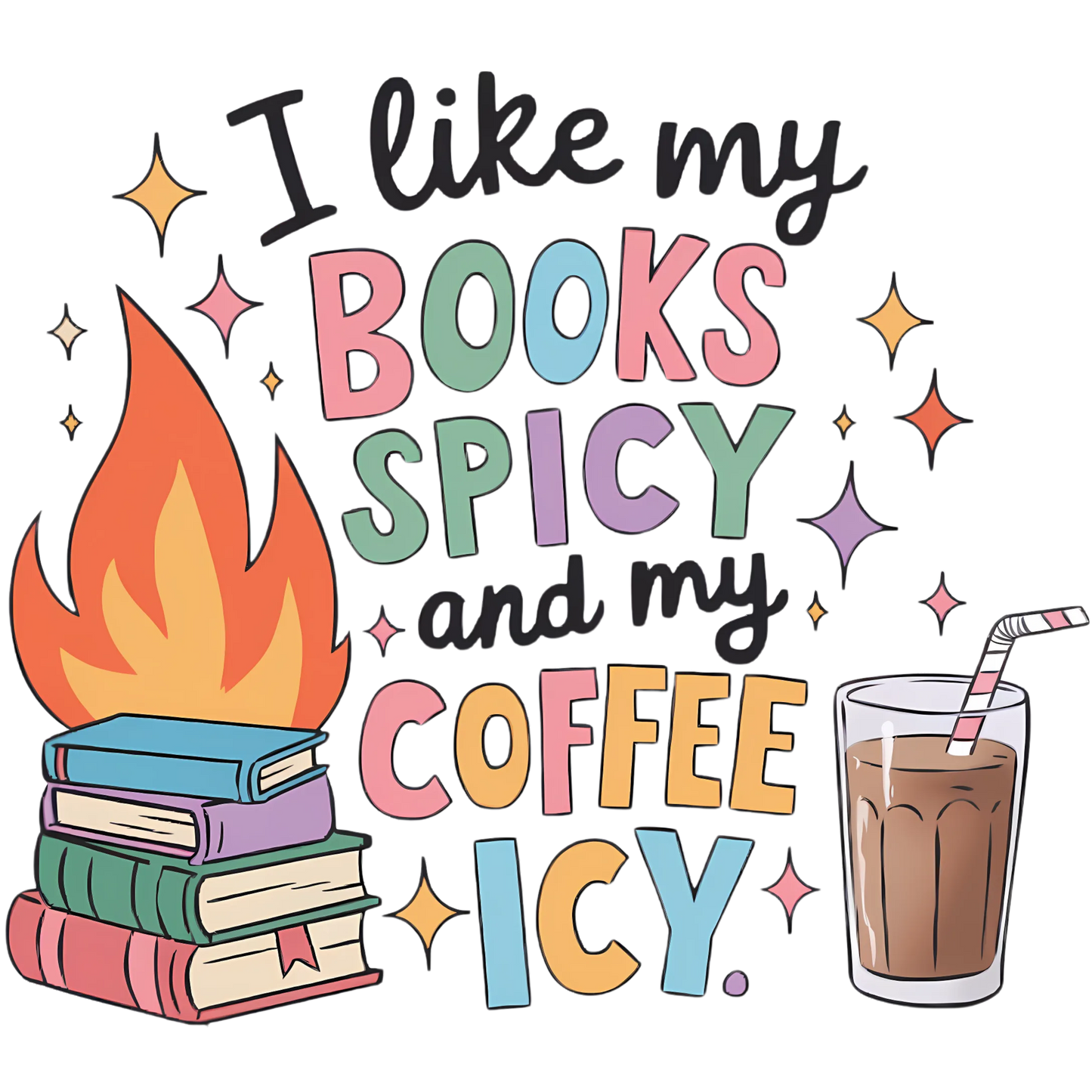 I like my books Dtf transfer