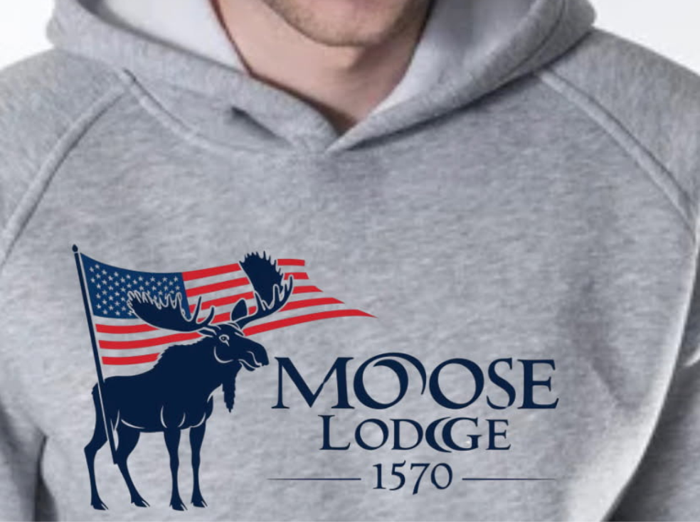 Moose Lodge 570 Flag Hoodie