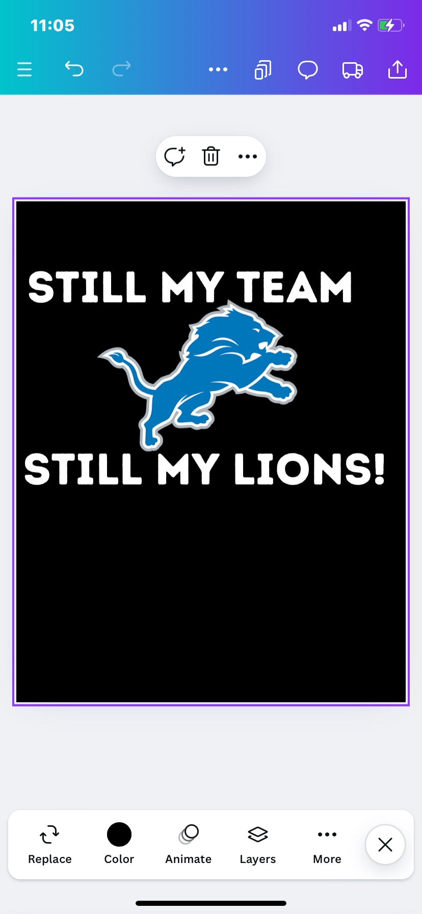 Still my team dtf transfer