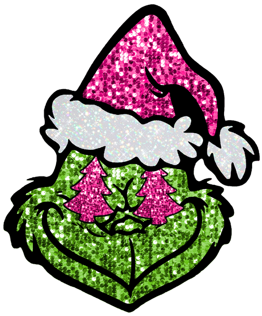 Faux Glitter Pink Whoville Set