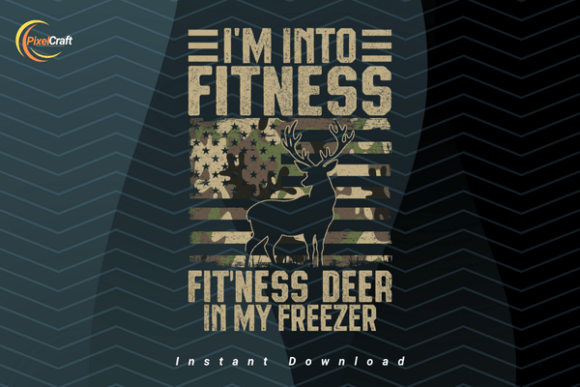 Fitness flag deer in freezer