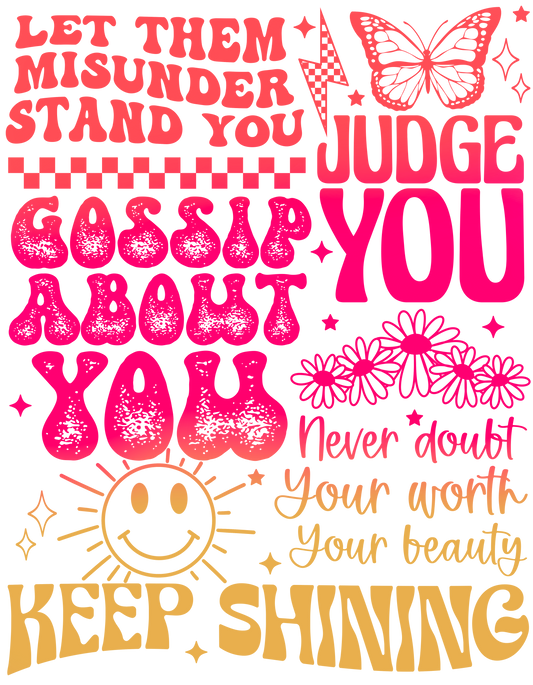 Let them dtf transfer set #2