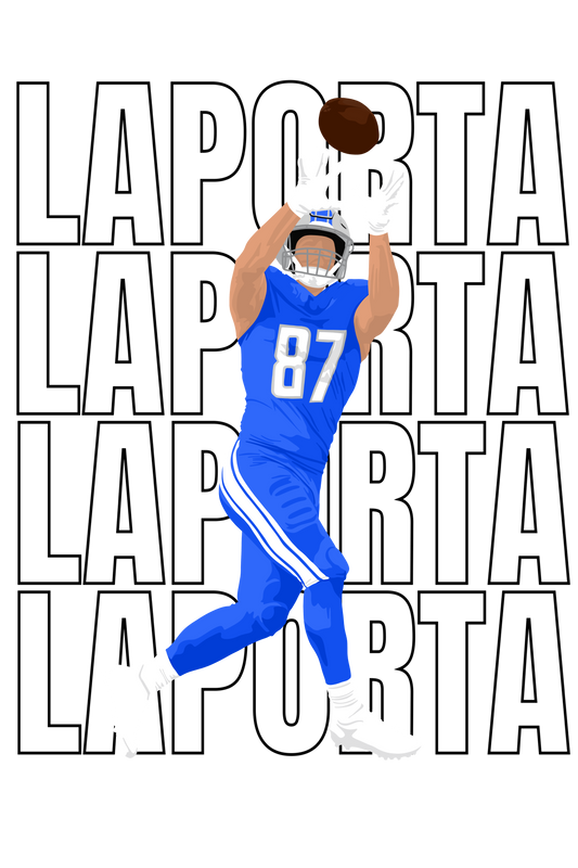 Detroit LaPorta dtf transfer