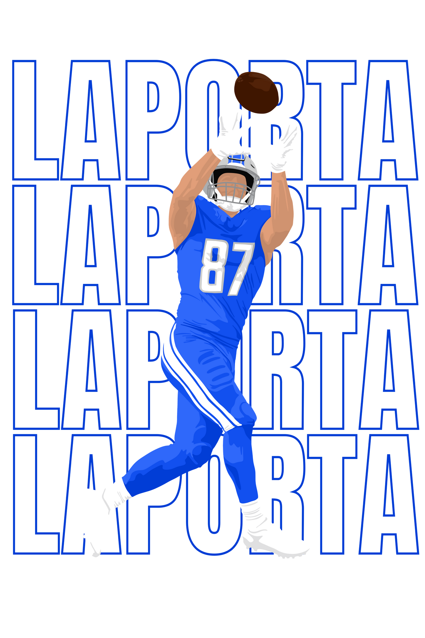 Detroit LaPorta dtf transfer