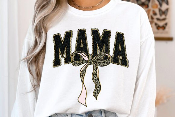 Leopard bow coquette mama