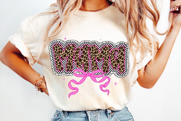 Leopard pink coquette mama