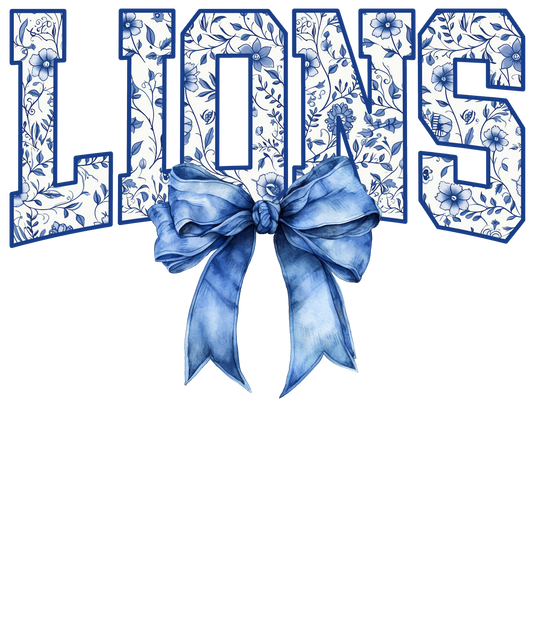 LIONS with coquette Bow