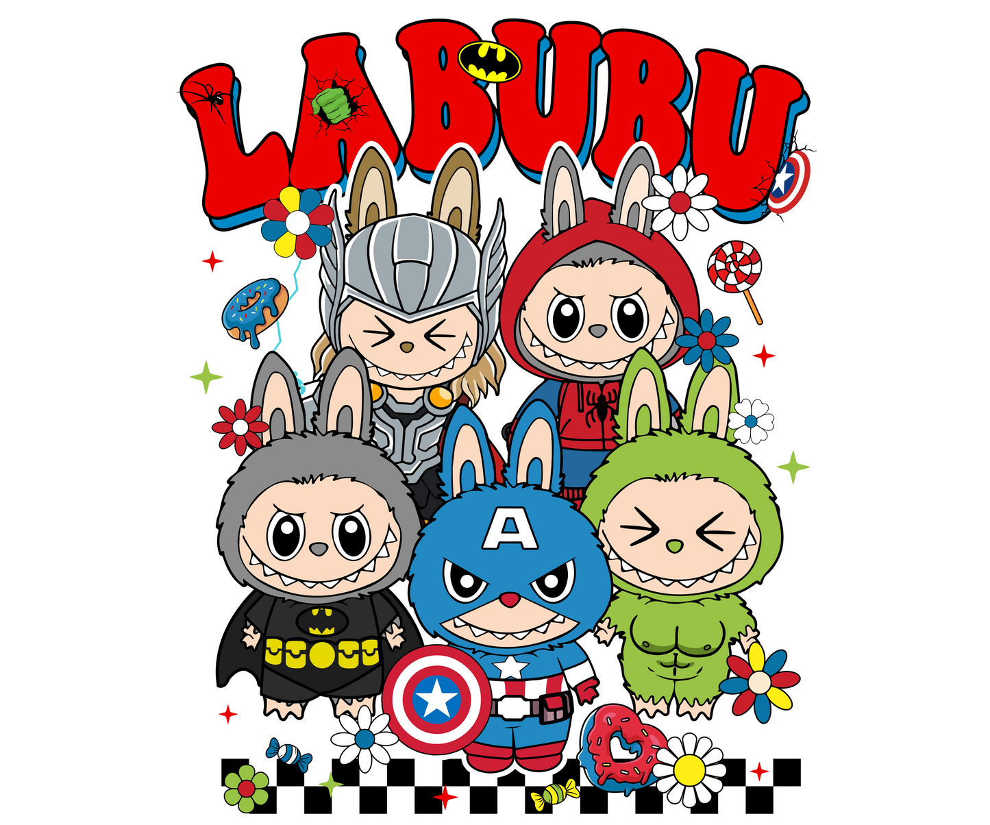 Superhero Labubu