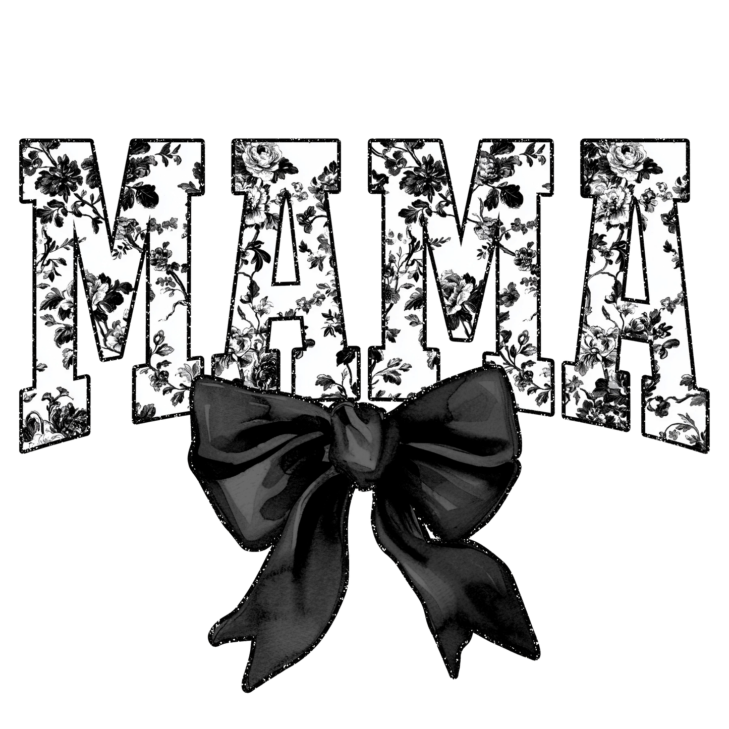 Mama Black Coquette Png