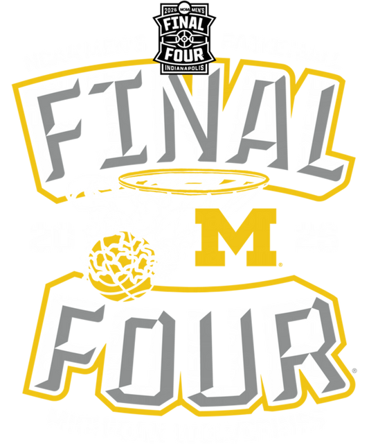 Final four u of m #7 Dtf transfer halftone