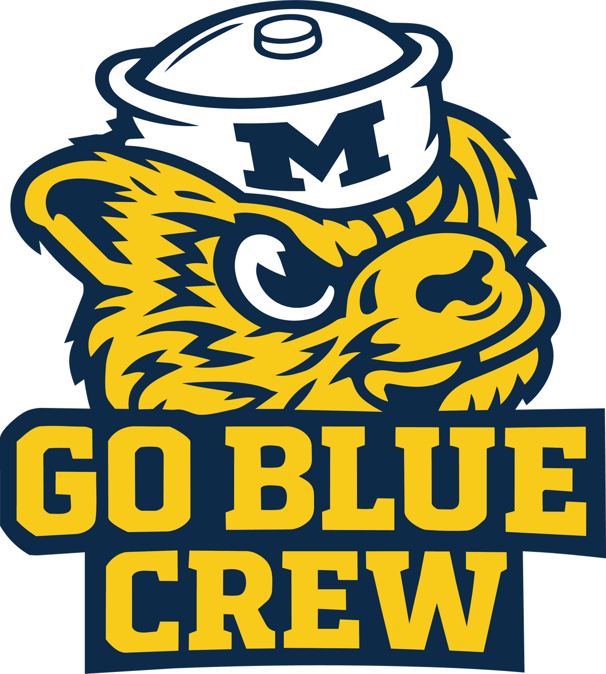 GO BLUE CREW DTF TRANSFER