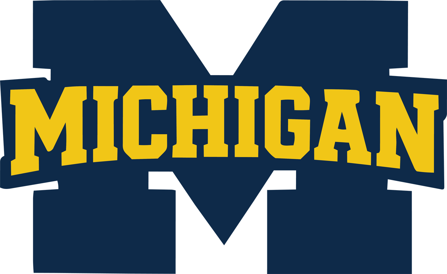 MICHIGAN MAIZE & BLUE DTF TRANSFER
