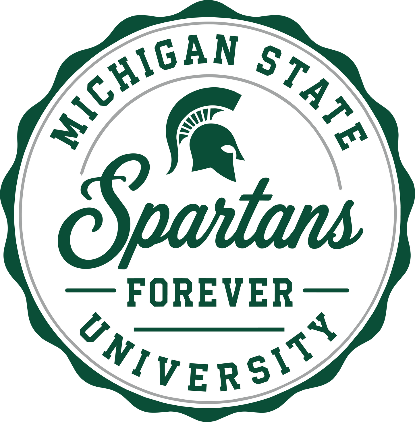 Michigan State Spartans Forever University Dtf transfer