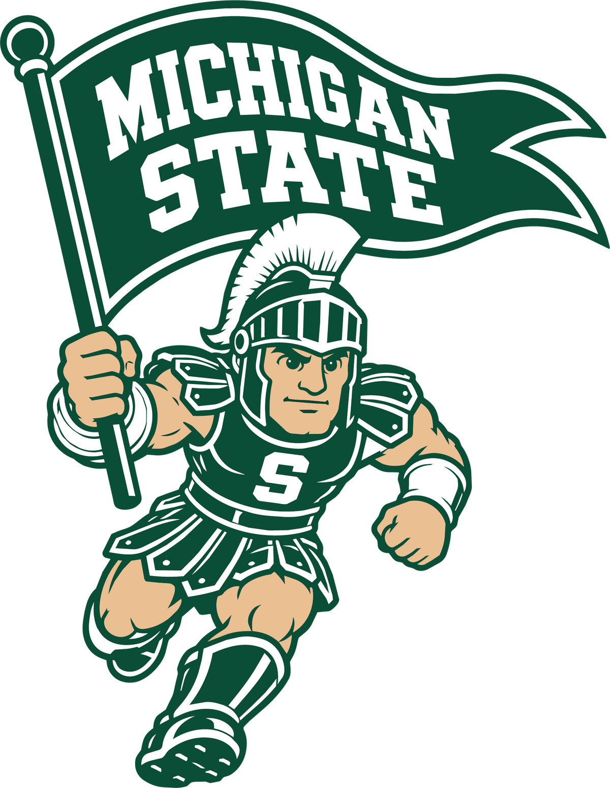 Michigan State Mascot Dtf transfer