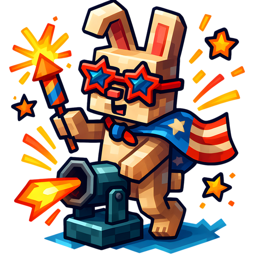 Rabbit Minecraft flag