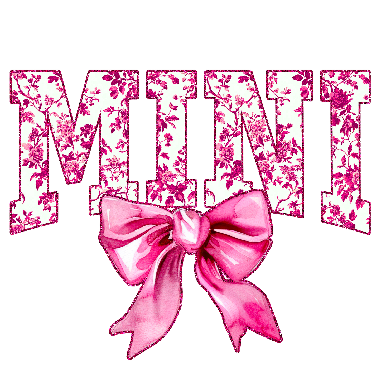 Mini Pink Coquette Dtf transfer - Hur&Co.