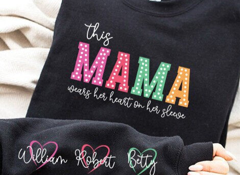 Mama sleeves neon