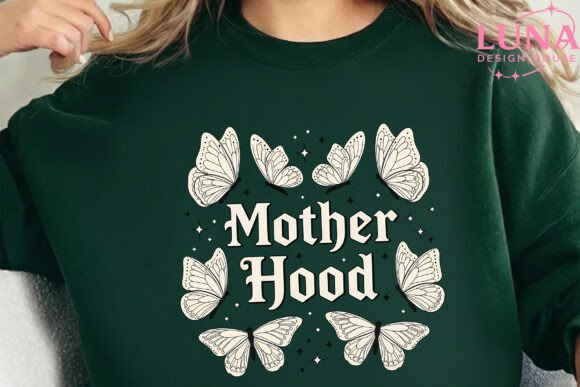 Motherhood butterflies dtf transfer
