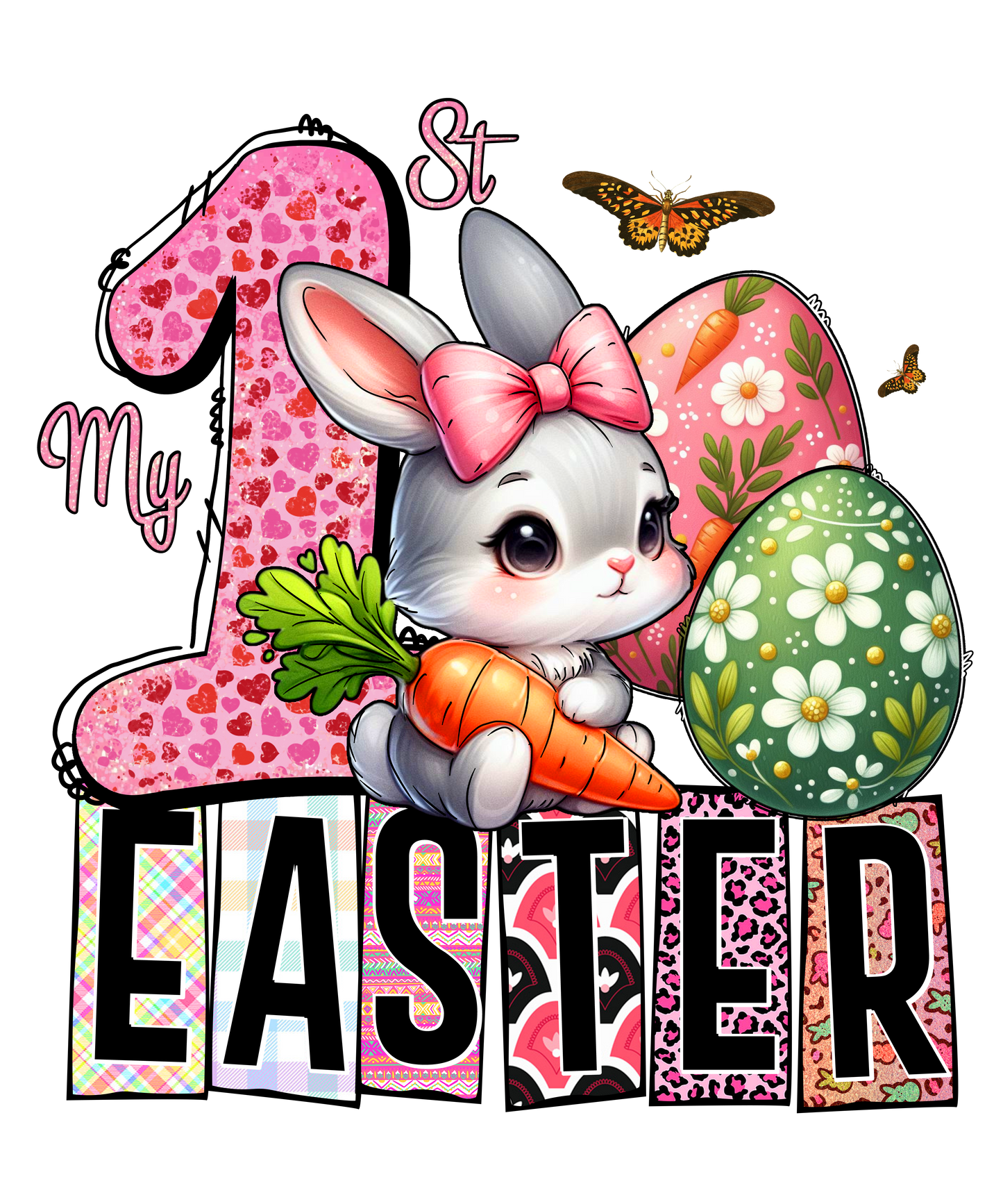 My 1st Easter dtf transfer