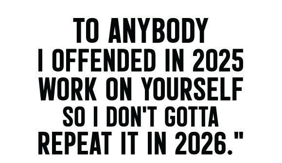 Work on yourself