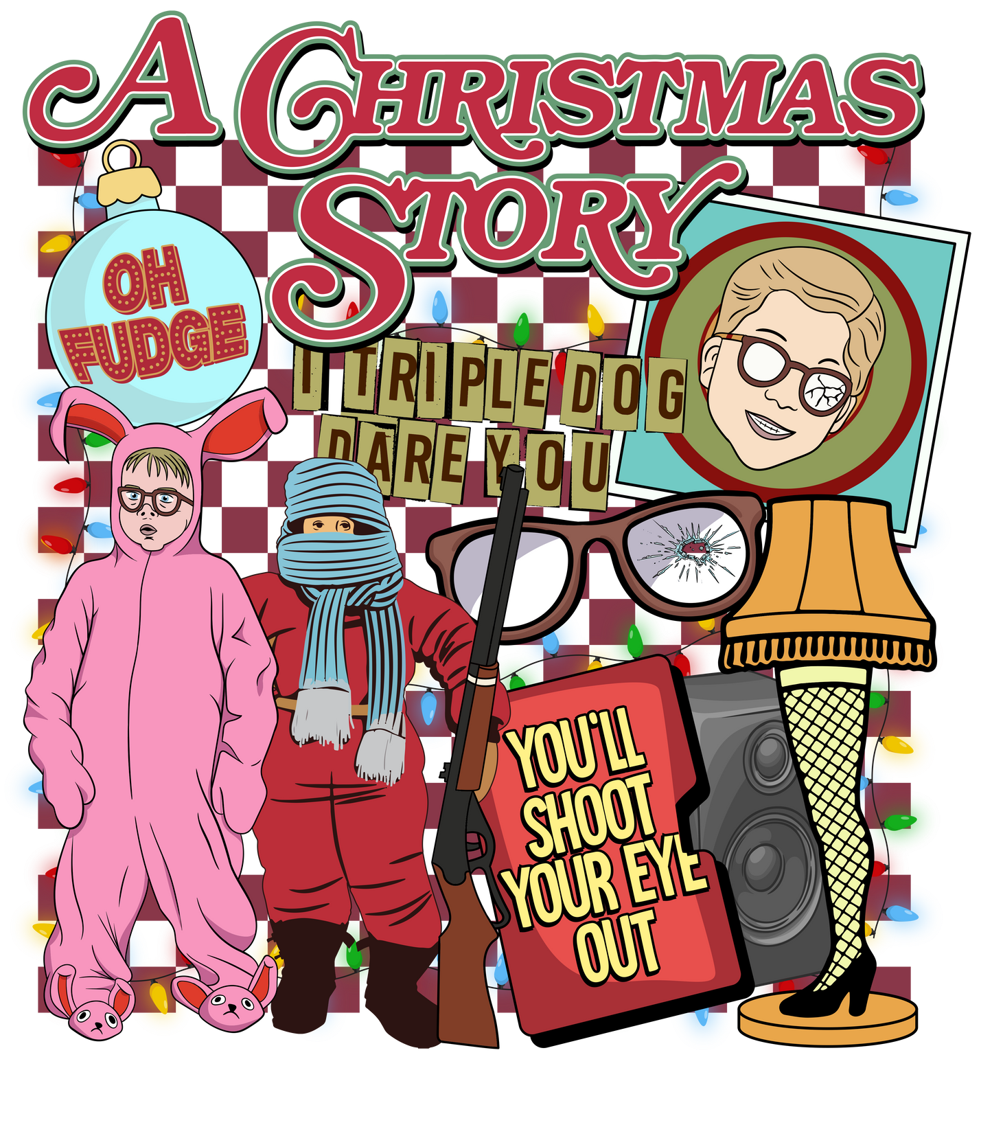 A Christmas Story DTF Transfer