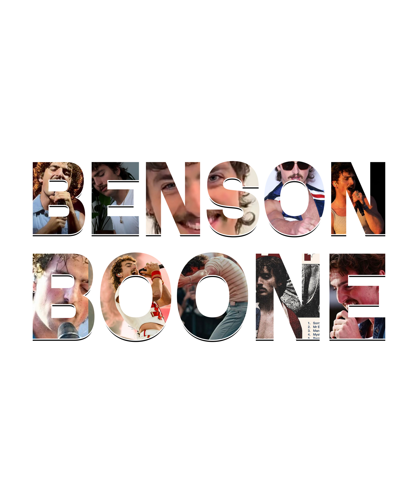 Benson Boone pics in name