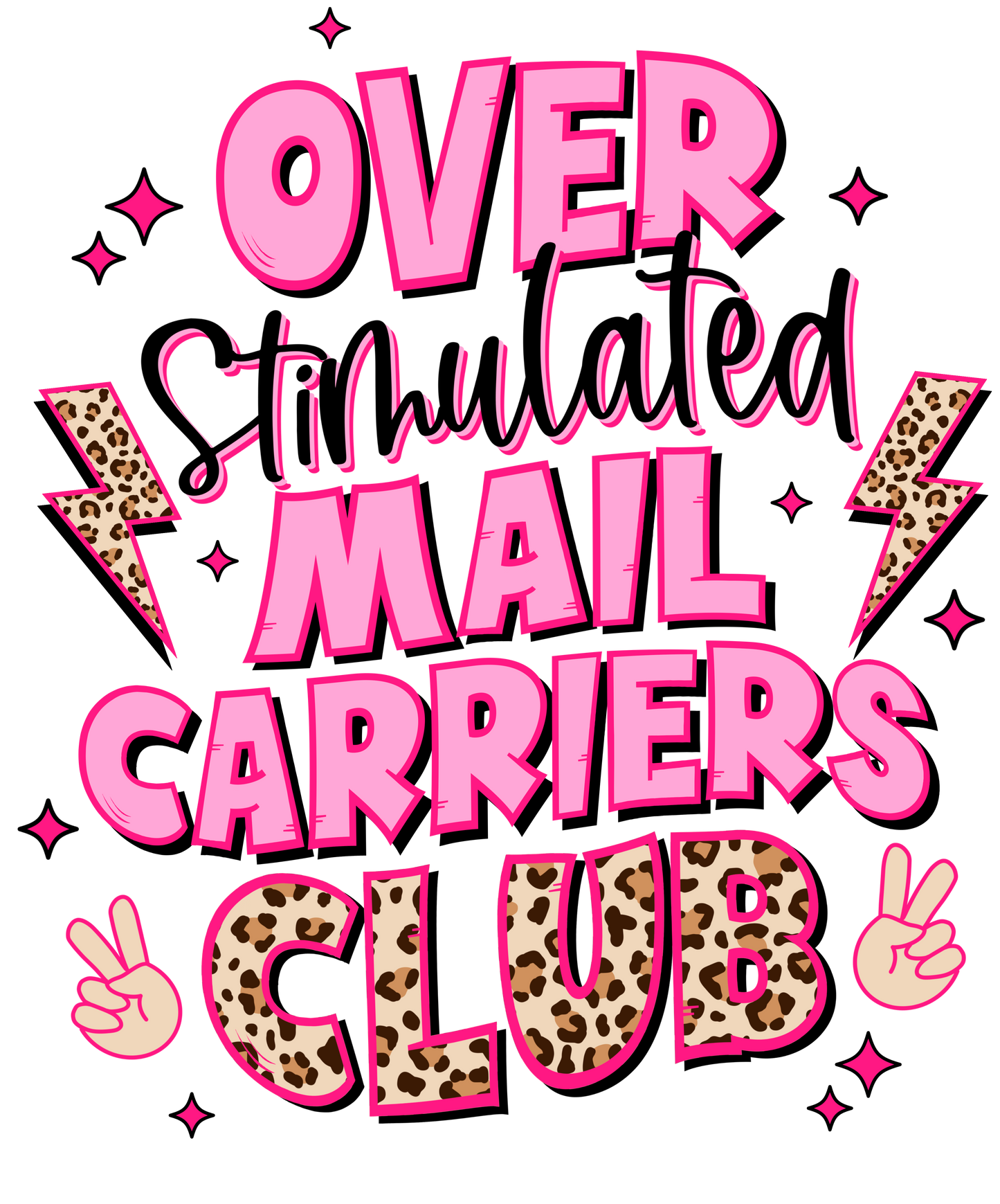 Mail carrier dtf transfer set