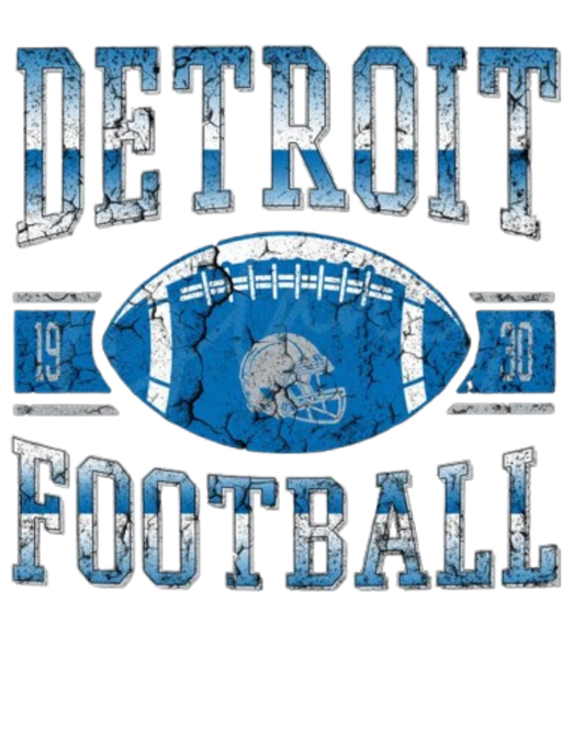 Grunge Detroit Football