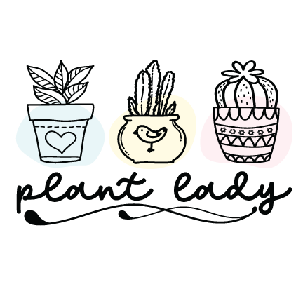 DTF TRANSFER PLANT LADY