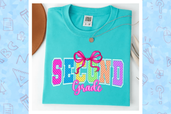Pink bow Second Grade