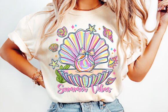 Preppy Shell Summer Vibes