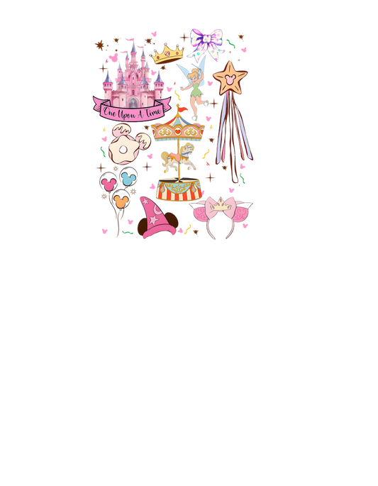 Princess coquette disney princess dtf transfer
