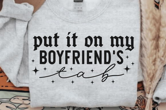 Blk Put it on my bf. Tab