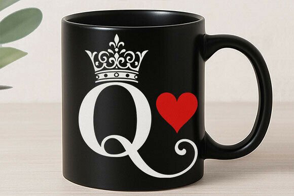 Queen of hearts (4in)