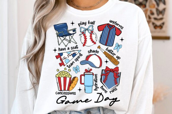 Retro baseball Game day