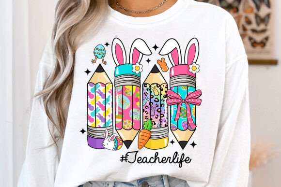 Easter pencil teacher life