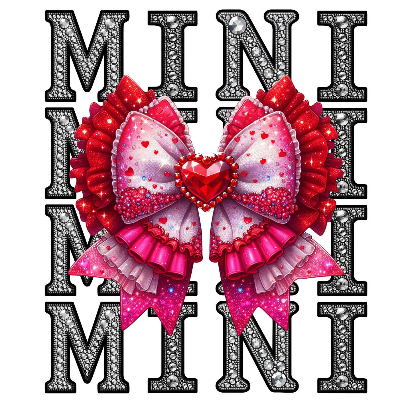 mini bow vd dtf transfer