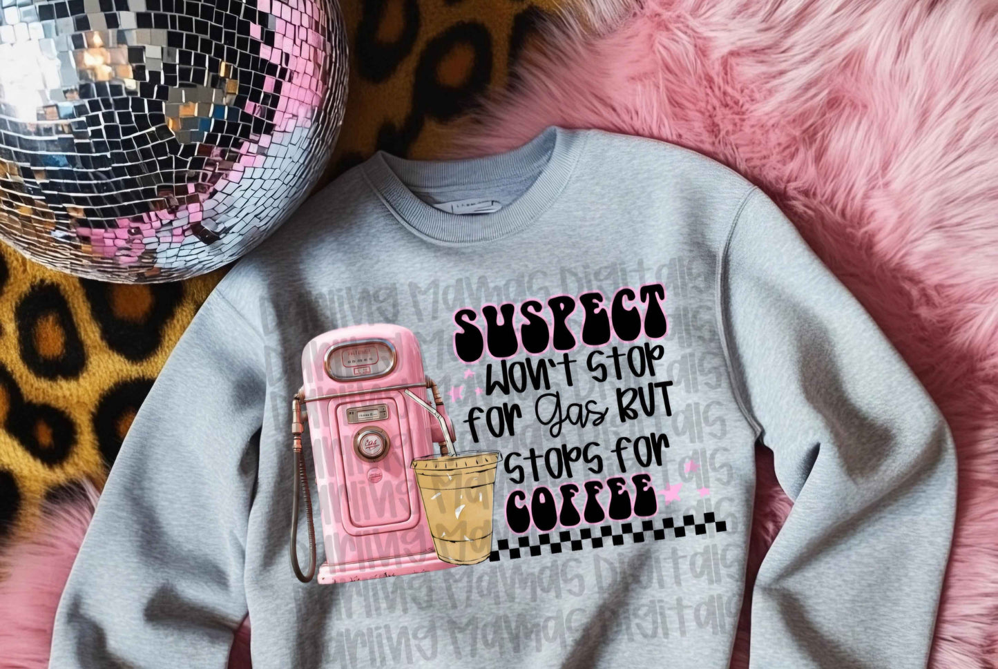 Suspect coffee tik tok dtf transfer