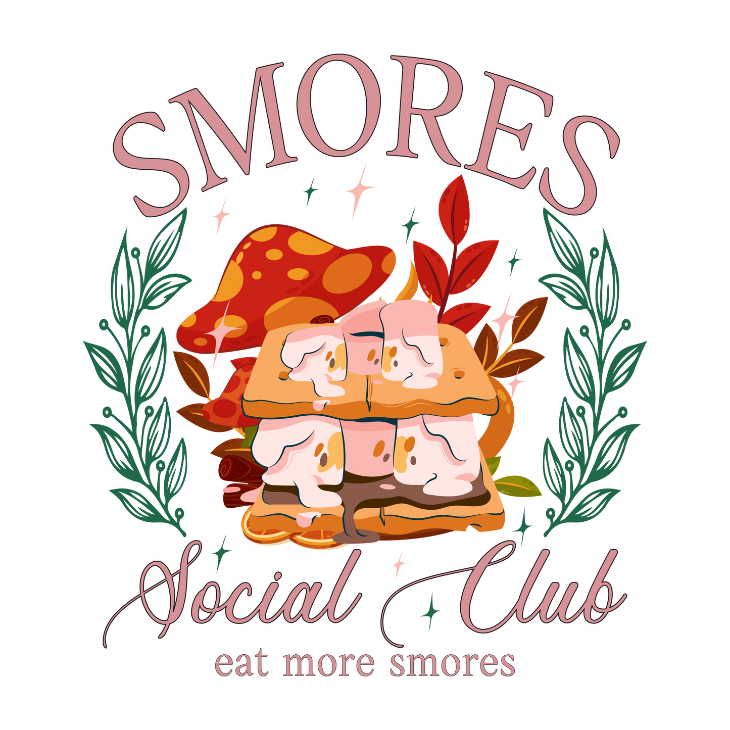 Smores social club dtf transfer