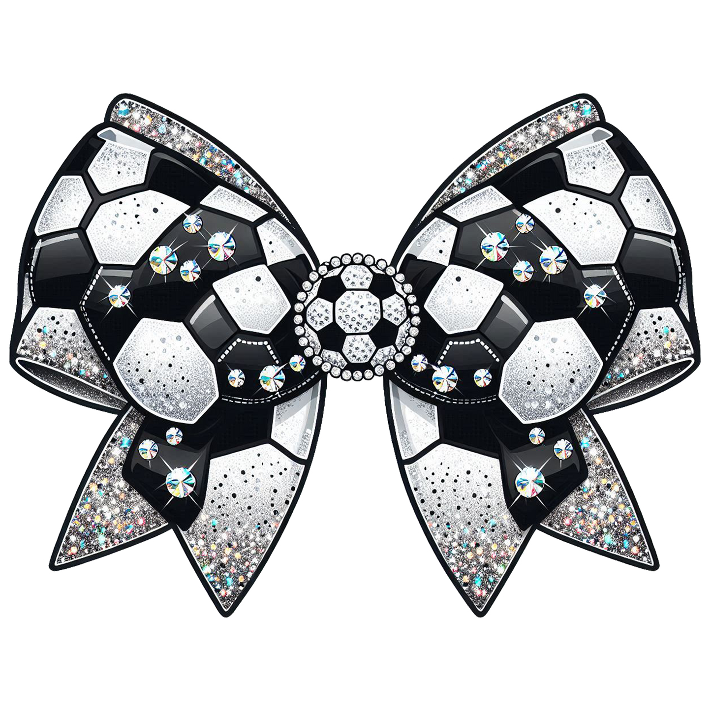 soccer bow dtf transfer