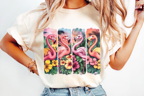 Summer flamingo